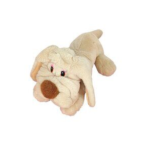 Russ Berrie Plush Beige Miss Lubbable 14 Inch Puppy Dog Stuffed‎ Animal Toy